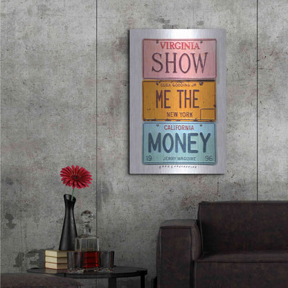 Luxe Metal Art 'Gooding Jr Money' by Gregory Constantine, Metal Wall Art,24x36