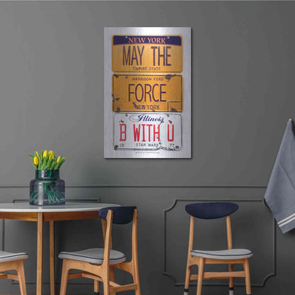 Luxe Metal Art 'Ford May The Force' by Gregory Constantine, Metal Wall Art,24x36
