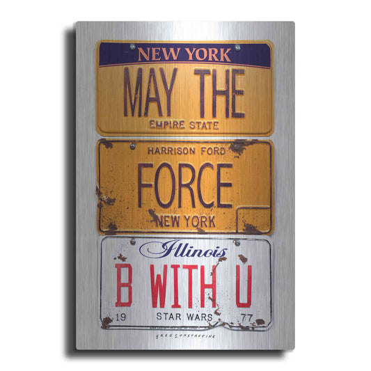 Luxe Metal Art 'Ford May The Force' by Gregory Constantine, Metal Wall Art