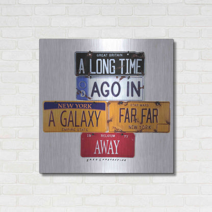 Luxe Metal Art 'A Long Time Ago' by Gregory Constantine, Metal Wall Art,36x36