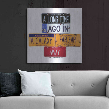 Luxe Metal Art 'A Long Time Ago' by Gregory Constantine, Metal Wall Art,36x36