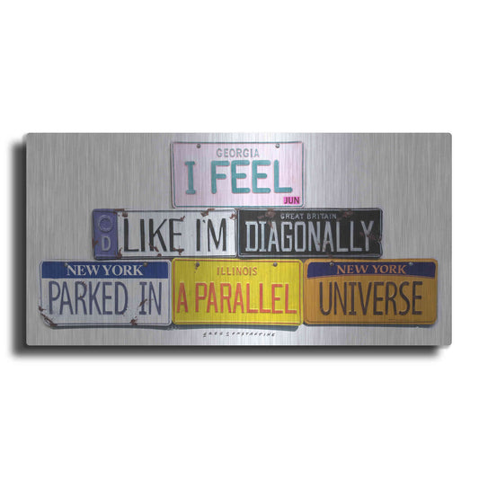 Luxe Metal Art 'Parallel Universe' by Gregory Constantine, Metal Wall Art