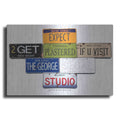 Luxe Metal Art 'Segal Studio' by Gregory Constantine, Metal Wall Art