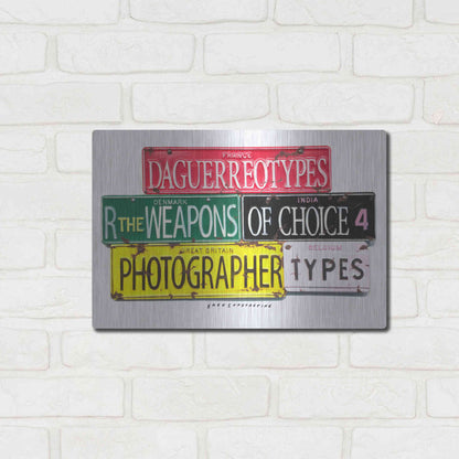 Luxe Metal Art 'Photographer' by Gregory Constantine, Metal Wall Art,16x12