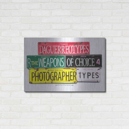 Luxe Metal Art 'Photographer' by Gregory Constantine, Metal Wall Art,36x24