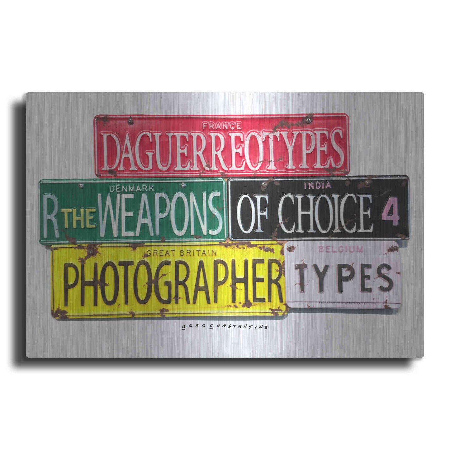 Luxe Metal Art 'Photographer' by Gregory Constantine, Metal Wall Art