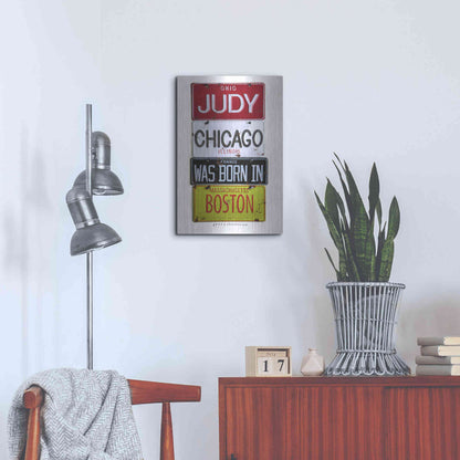 Luxe Metal Art 'Judy Chicago' by Gregory Constantine, Metal Wall Art,16x24