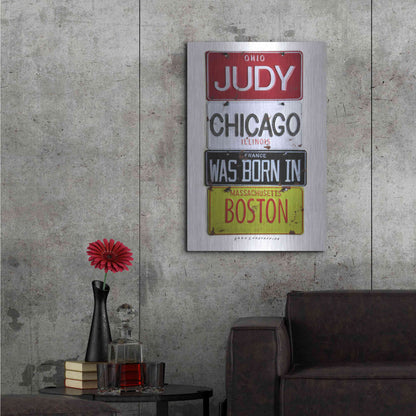 Luxe Metal Art 'Judy Chicago' by Gregory Constantine, Metal Wall Art,24x36