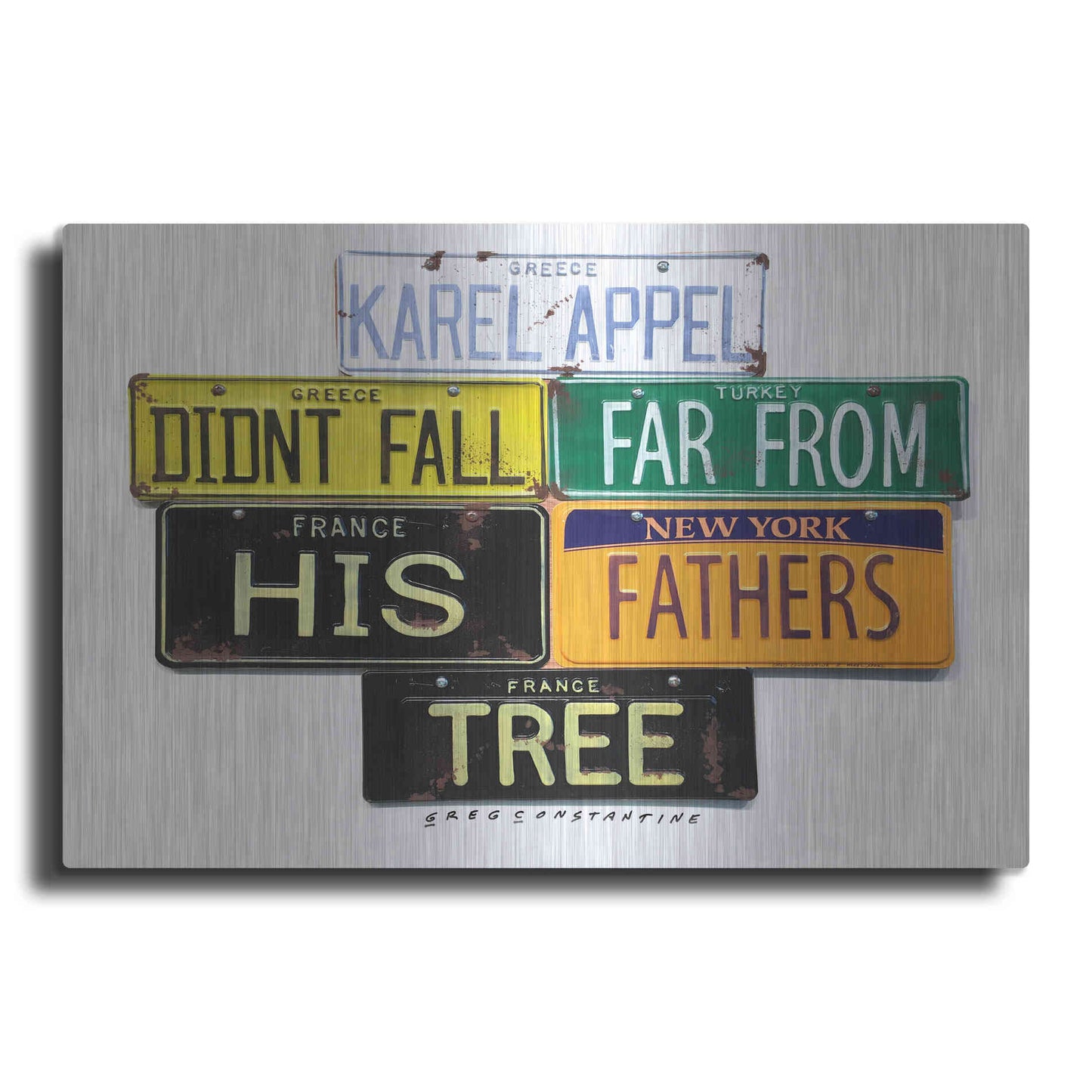 Luxe Metal Art 'Appel Fathers Tree' by Gregory Constantine, Metal Wall Art