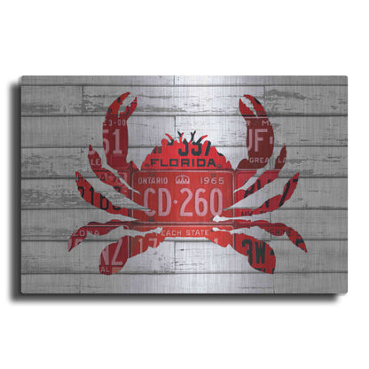 Luxe Metal Art 'Crab' by Design Turnpike, Metal Wall Art