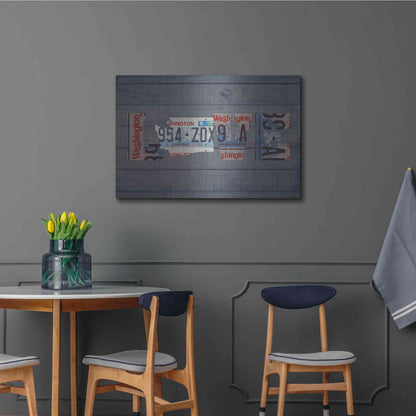 Luxe Metal Art 'WA State Love' by Design Turnpike, Metal Wall Art,36x24