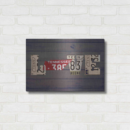 Luxe Metal Art 'TN State Love' by Design Turnpike, Metal Wall Art,24x16