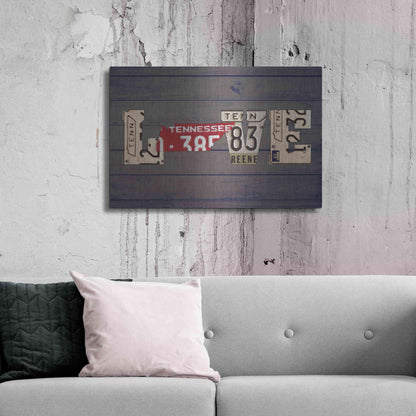 Luxe Metal Art 'TN State Love' by Design Turnpike, Metal Wall Art,36x24