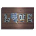 Luxe Metal Art 'NV State Love' by Design Turnpike, Metal Wall Art