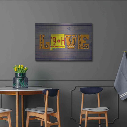 Luxe Metal Art 'NM State Love' by Design Turnpike, Metal Wall Art,36x24