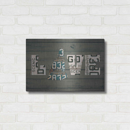 Luxe Metal Art 'NH State Love' by Design Turnpike, Metal Wall Art,24x16