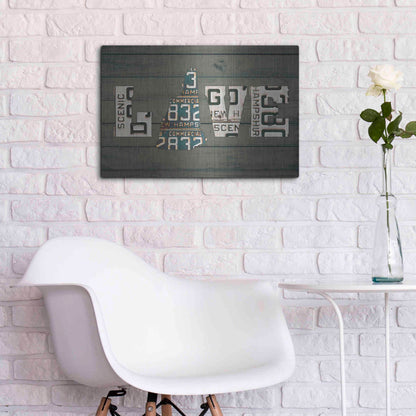 Luxe Metal Art 'NH State Love' by Design Turnpike, Metal Wall Art,24x16