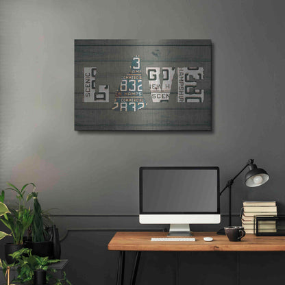 Luxe Metal Art 'NH State Love' by Design Turnpike, Metal Wall Art,36x24