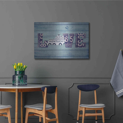 Luxe Metal Art 'KY State Love' by Design Turnpike, Metal Wall Art,36x24