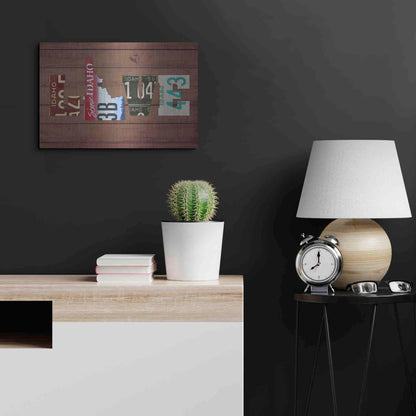 Luxe Metal Art 'ID State Love' by Design Turnpike, Metal Wall Art,24x16