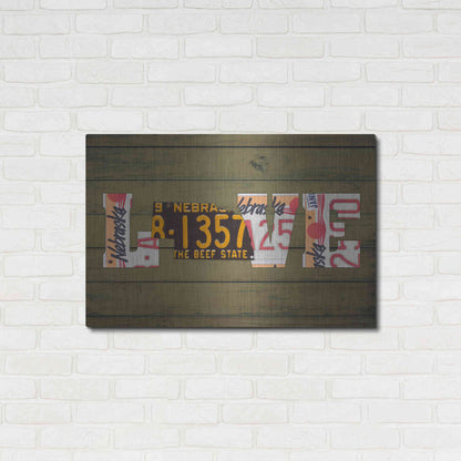 Luxe Metal Art 'NE State Love' by Design Turnpike, Metal Wall Art,36x24