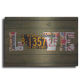 Luxe Metal Art 'NE State Love' by Design Turnpike, Metal Wall Art