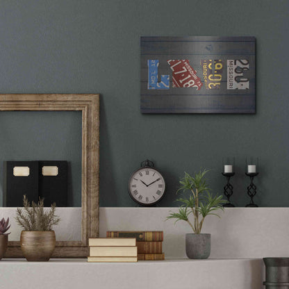 Luxe Metal Art 'MO State Love' by Design Turnpike, Metal Wall Art,16x12