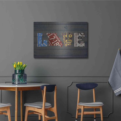 Luxe Metal Art 'MO State Love' by Design Turnpike, Metal Wall Art,36x24