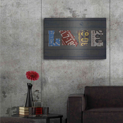 Luxe Metal Art 'MO State Love' by Design Turnpike, Metal Wall Art,36x24
