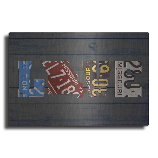 Luxe Metal Art 'MO State Love' by Design Turnpike, Metal Wall Art