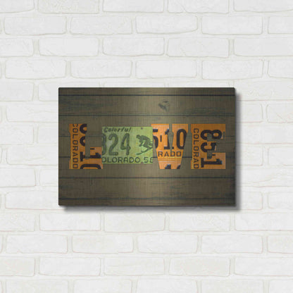 Luxe Metal Art 'CO State Love' by Design Turnpike, Metal Wall Art,24x16