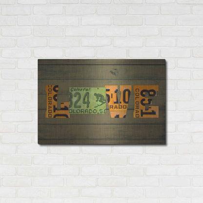 Luxe Metal Art 'CO State Love' by Design Turnpike, Metal Wall Art,36x24