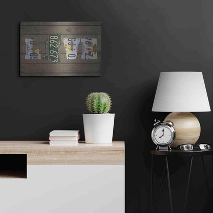 Luxe Metal Art 'MS State Love' by Design Turnpike, Metal Wall Art,24x16