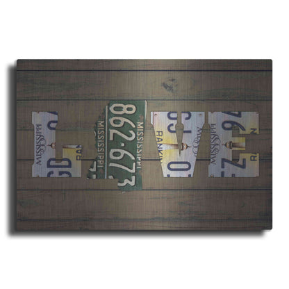 Luxe Metal Art 'MS State Love' by Design Turnpike, Metal Wall Art
