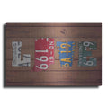 Luxe Metal Art 'IN State Love' by Design Turnpike, Metal Wall Art