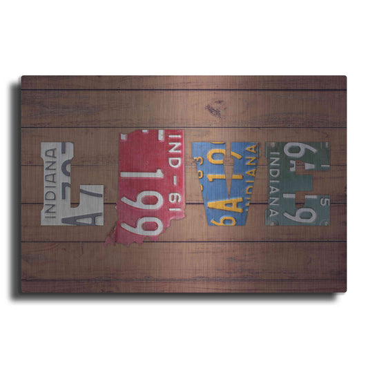 Luxe Metal Art 'IN State Love' by Design Turnpike, Metal Wall Art