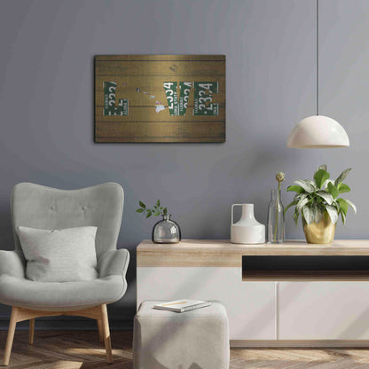 Luxe Metal Art 'HI State Love' by Design Turnpike, Metal Wall Art,24x16