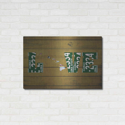 Luxe Metal Art 'HI State Love' by Design Turnpike, Metal Wall Art,36x24