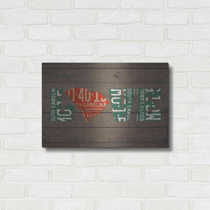Luxe Metal Art 'SC State Love' by Design Turnpike, Metal Wall Art,24x16