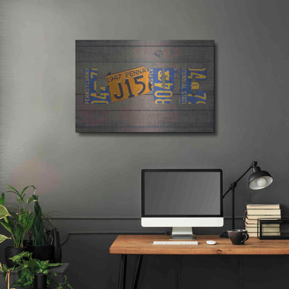Luxe Metal Art 'PA State Love' by Design Turnpike, Metal Wall Art,36x24