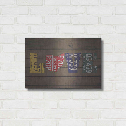 Luxe Metal Art 'OH State Love' by Design Turnpike, Metal Wall Art,24x16