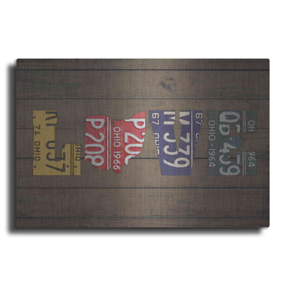 Luxe Metal Art 'OH State Love' by Design Turnpike, Metal Wall Art