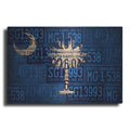 Luxe Metal Art 'South Carolina State Flag' by Design Turnpike, Metal Wall Art