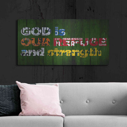 Luxe Metal Art 'Ps 461' by Design Turnpike, Metal Wall Art,48x24