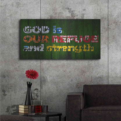 Luxe Metal Art 'Ps 461' by Design Turnpike, Metal Wall Art,48x24