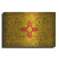 Luxe Metal Art 'New Mexico State Flag' by Design Turnpike, Metal Wall Art