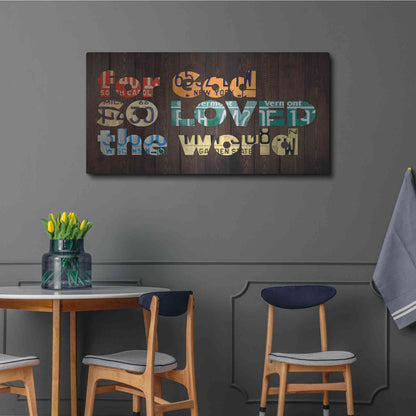 Luxe Metal Art 'John 316' by Design Turnpike, Metal Wall Art,48x24