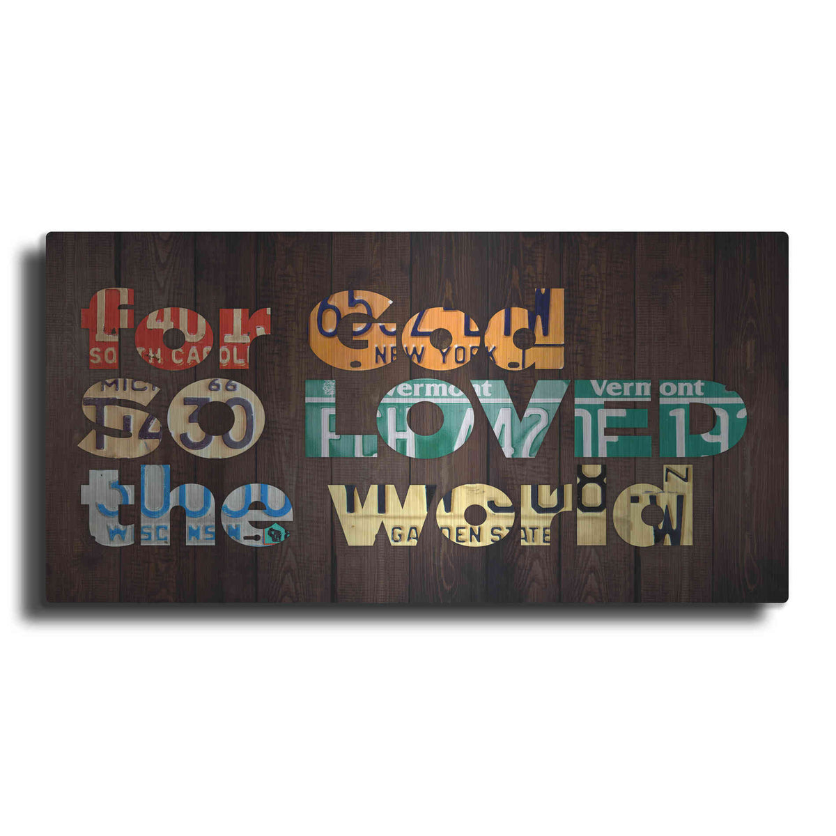 Luxe Metal Art 'John 316' by Design Turnpike, Metal Wall Art