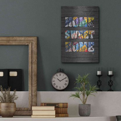 Luxe Metal Art 'Home Sweet Home' by Design Turnpike, Metal Wall Art,12x16