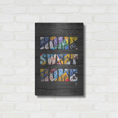 Luxe Metal Art 'Home Sweet Home' by Design Turnpike, Metal Wall Art,16x24